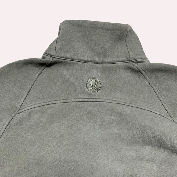 Lululemon Green Half Zip Scuba Sweater Size M/L - Picture 4 of 10